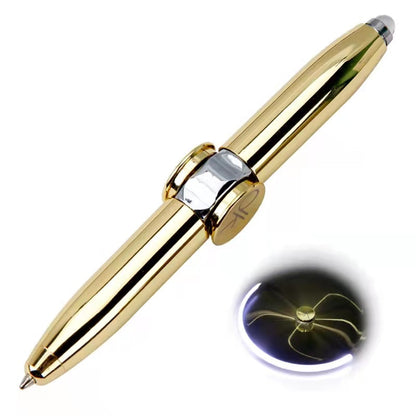 Govee LED Spinning Pen with colorful RGBIC lighting, sleek design, and illuminated spinning feature.
