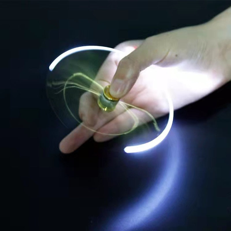 Govee LED spinning pen with colorful light effects, cylindrical shape, and sleek design for creative use and entertainment.
