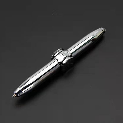 Govee LED spinning pen with colorful light display, featuring a sleek black body and illuminated tip for creative writing and decoration.