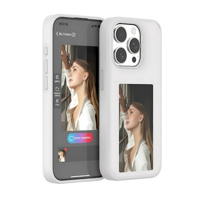 E-Ink phone case by Govee RGBIC featuring a sleek, matte design with visible screen details and protective edges