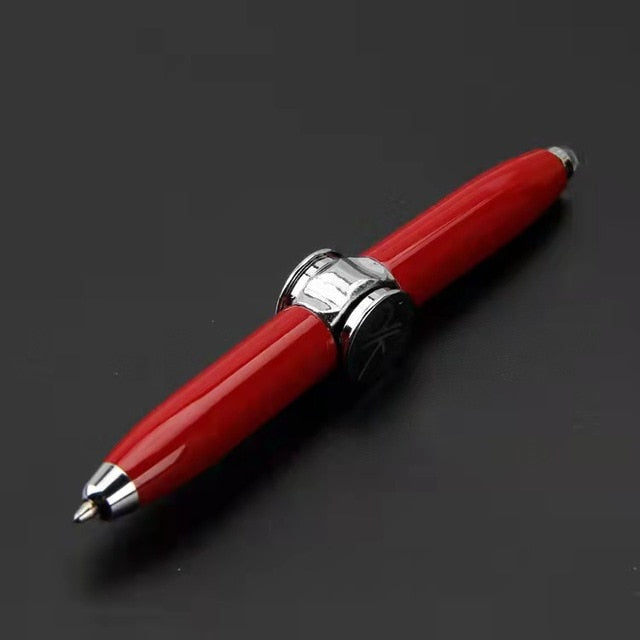 Govee RGBIC LED spinning pen with colorful illuminated design and sleek metallic body, perfect for writing and decoration.